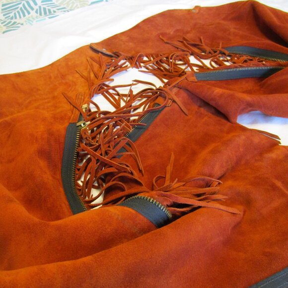 Vintage Custom Women's Western Chaps By Woods - Picture 7 of 14